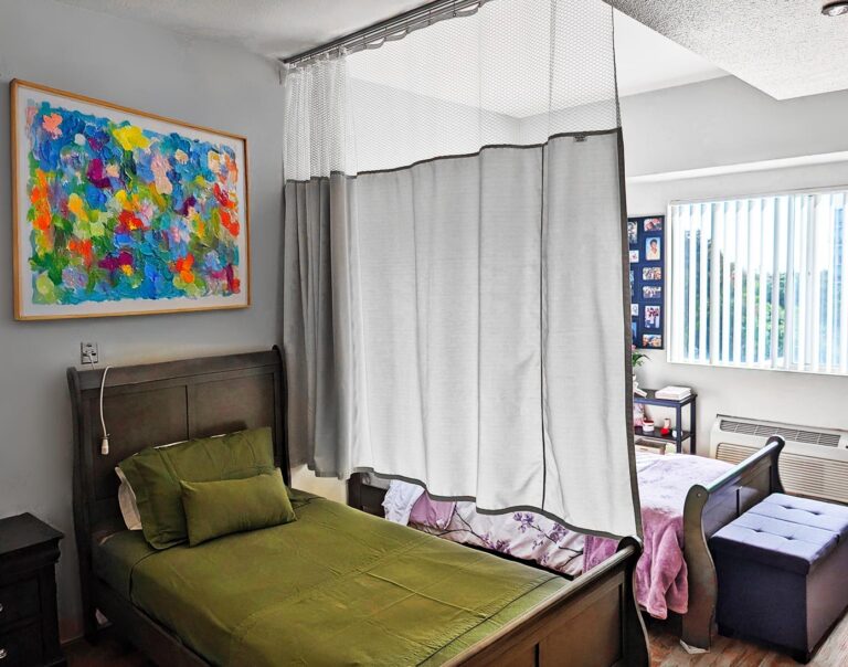 Adult Care Facility Curtain Room