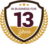 In Business for 13 Years